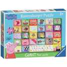 Ravensburger Peppa Pig Alphabet Giant Floor Puzzle 24 piece, imported from the UK