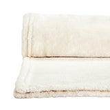 Argos Home fleece throw Cream 125x150cm - British product