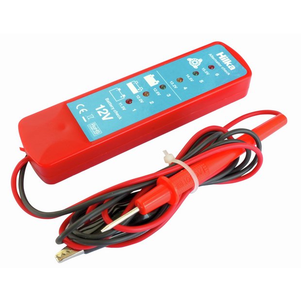 Hilka battery and alternator tester compact device - UK version