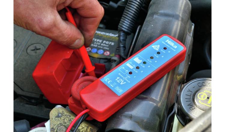 Hilka battery and alternator tester compact device - UK version