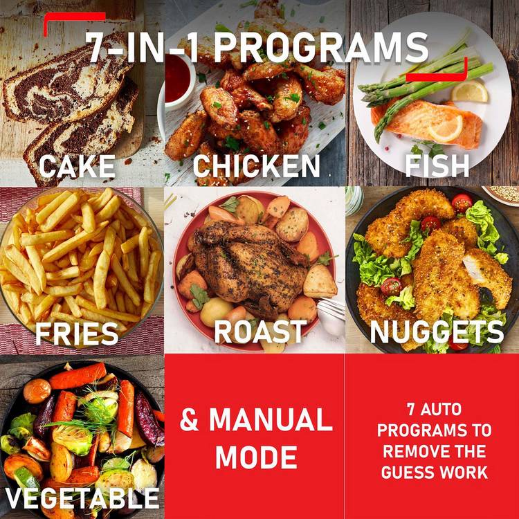 Tefal Easy Fry 3in1 air fryer steamer grill 6.2L - British product
