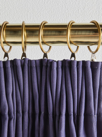 Next Antique Brass 28mm Metal Curtain Pole Rings (Pack of 6)- Buy online at McGrocer
