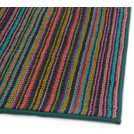 Habitat multicoloured skinny bright stripe bath mat 80x50cm, UK version