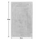 Habitat bath mat Rustic Blue 80 x 50 cm, UK version
