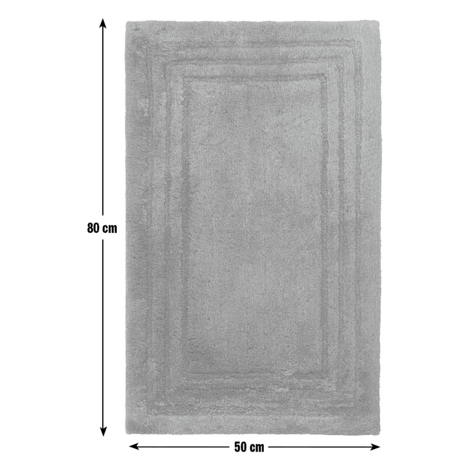 Habitat Cotton Deep Pile Tufted Bath Mat - Forest Green