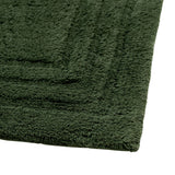 Habitat Cotton Deep Pile Tufted Bath Mat - Forest Green