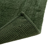 Habitat Cotton Deep Pile Tufted Bath Mat - Forest Green