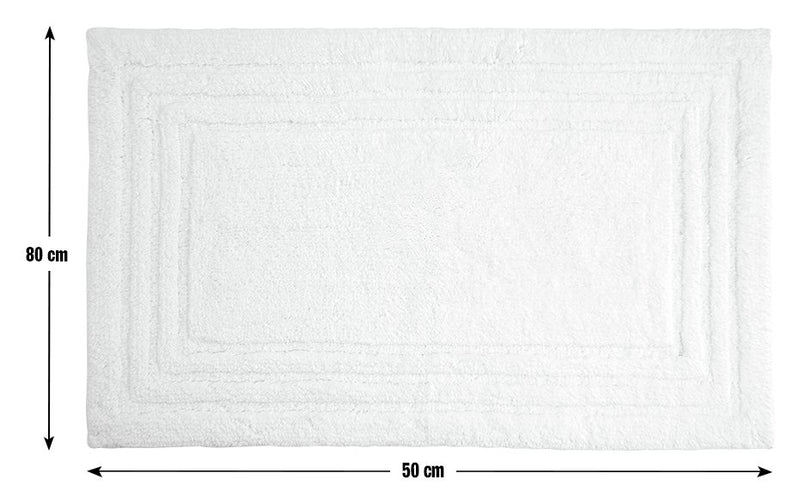 Habitat white bath mat 80 x 50 cm, UK version
