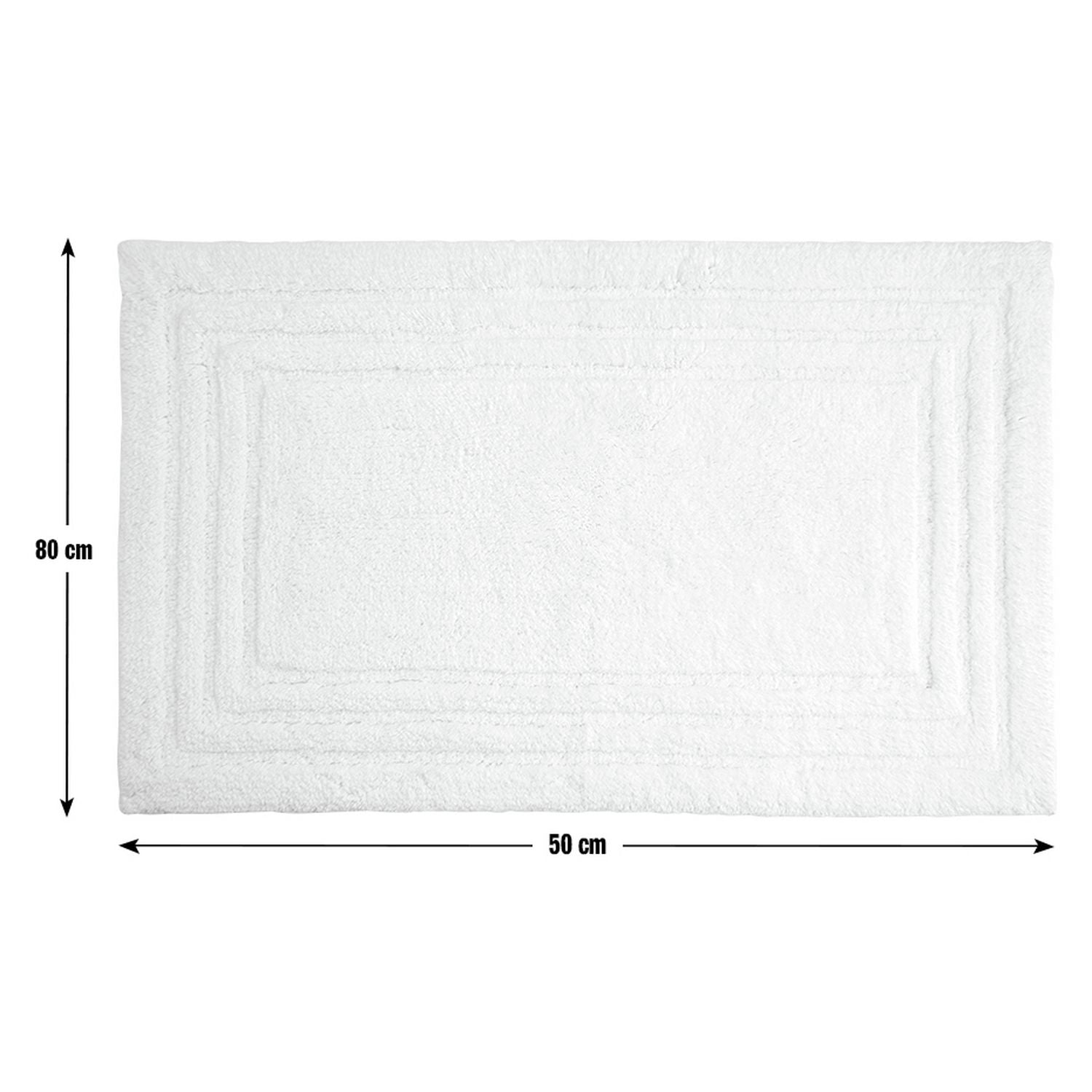 Habitat white bath mat 80 x 50 cm, UK version