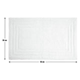 Habitat white bath mat 80 x 50 cm, UK version