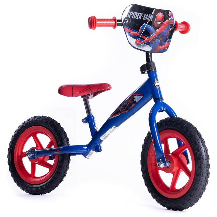 Huffy balance bike Spider-Man 12 inch, imported from the UK