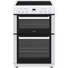 Bush Double Oven Electric Cooker White 60cm - British product