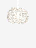 Chrome Belgravia ceiling light with faceted bead design, imported from the UK