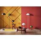 Habitat Mushroom 40cm metal table lamp white, UK version
