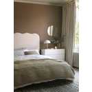Habitat Mushroom 40cm metal table lamp white, UK version