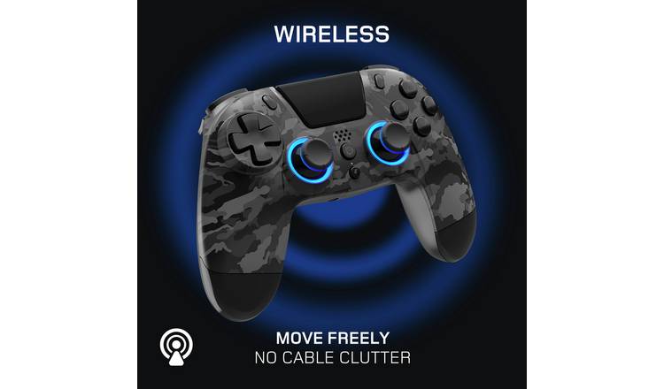 Gioteck VX4+ Dark Camo wireless RGB controller, UK version