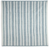 Habitat Coastal Stripe Blue & White face cloths 30x30cm, UK version
