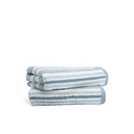 Habitat Coastal Stripe Blue & White face cloths 30x30cm, UK version