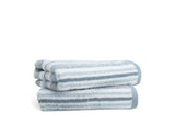 Habitat Coastal Stripe Blue & White face cloths 30x30cm, UK version