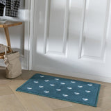 Argos Home hearts grey doormat 57x40cm - British product