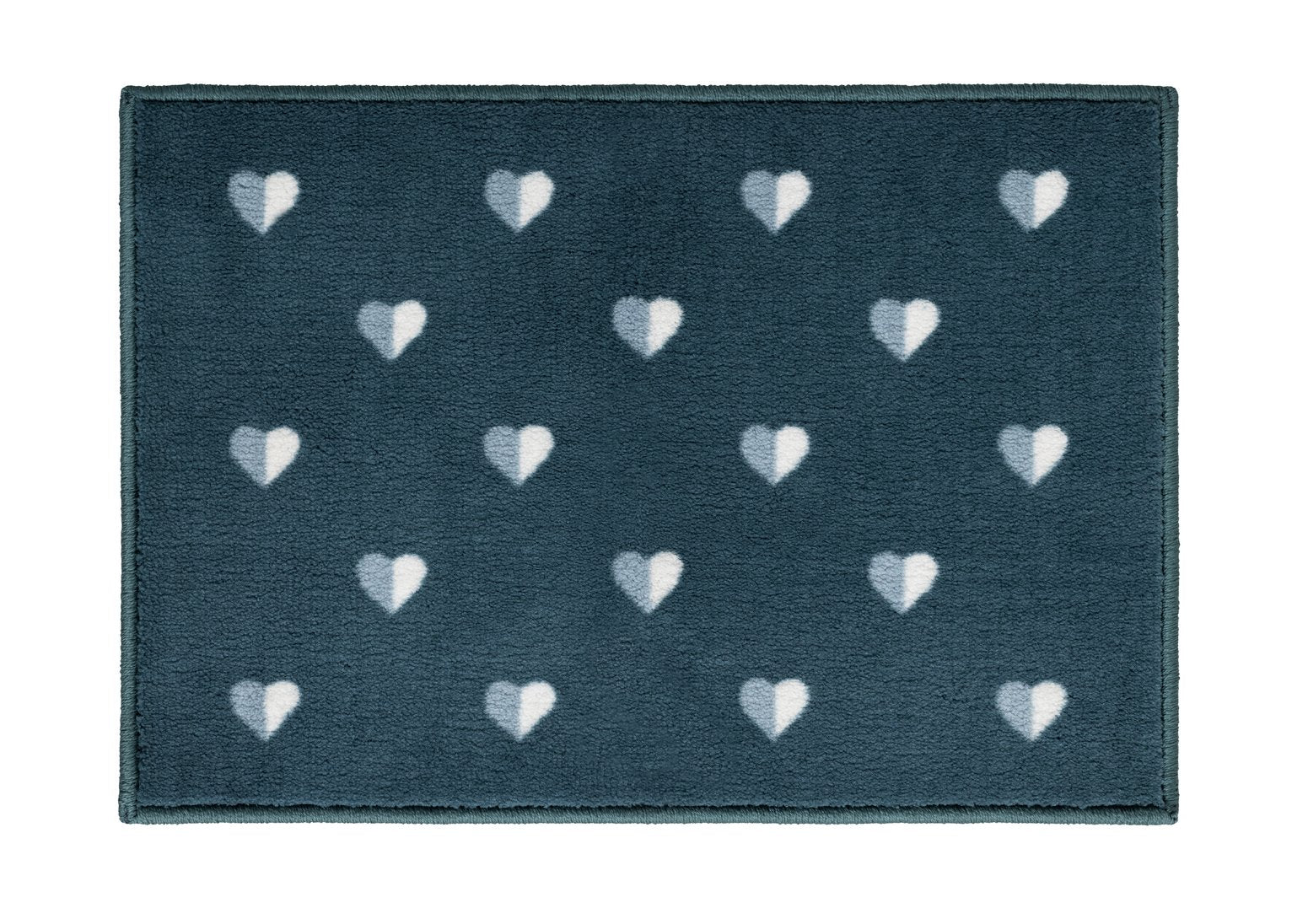 Argos Home hearts grey doormat 57x40cm - British product