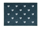 Argos Home hearts grey doormat 57x40cm - British product