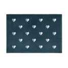 Argos Home hearts grey doormat 57x40cm - British product