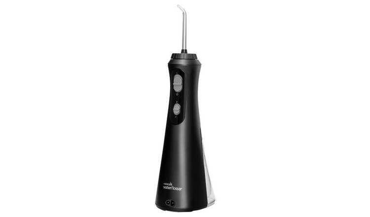 Waterpik cordless plus rechargeable water flosser black, UK version