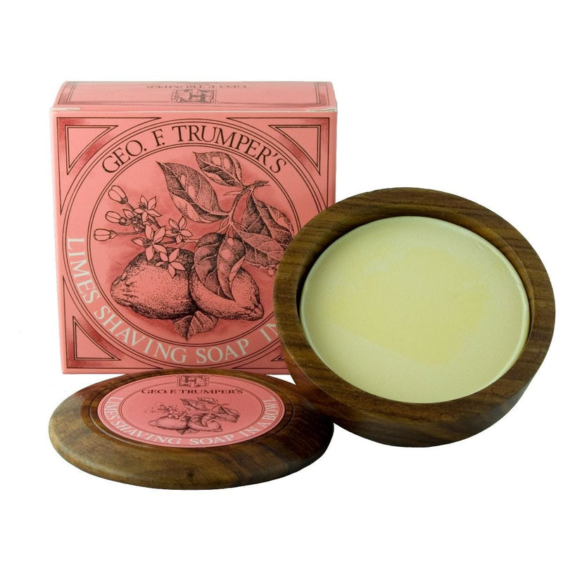 Geo. F. Trumper Limes shaving bowl and soap 80g, UK version