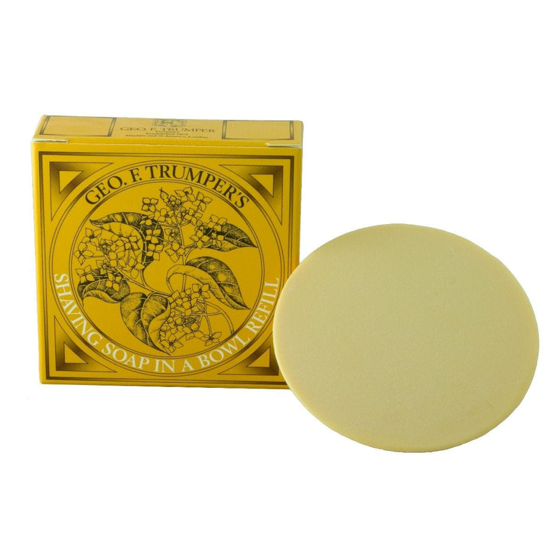 Geo. F. Trumper sandalwood hard shaving soap refill 80g, UK version