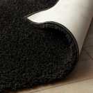 Habitat cosy black shaggy rug 200x290cm, UK version