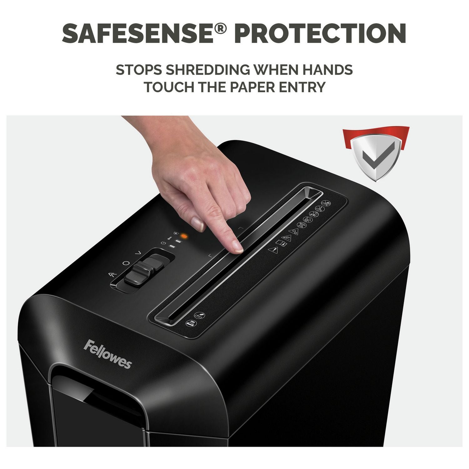 Fellowes PowerShred LX65 cross-cut shredder 10 sheet 22 litre, UK version