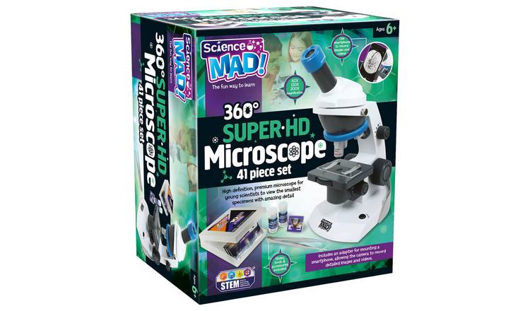 Science Mad Super HD Microscope GOODS Argos