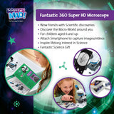Science Mad Super HD microscope with smartphone adapter (British brand)