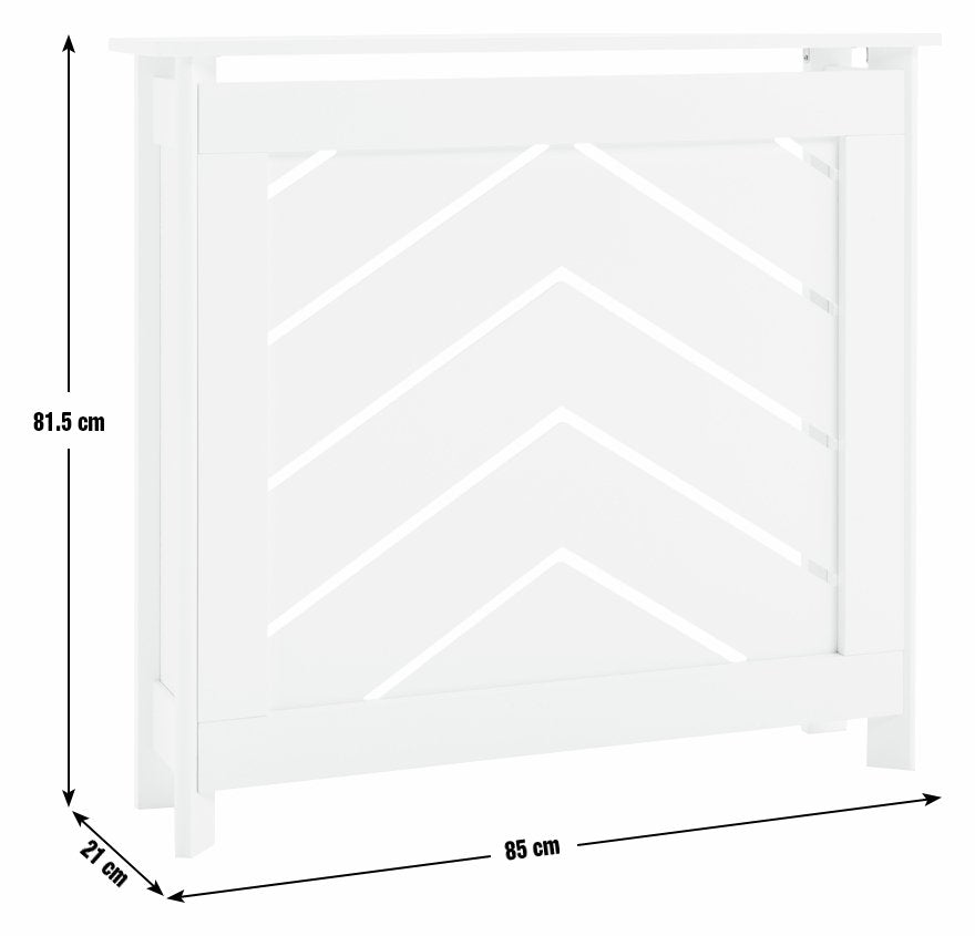 Habitat white radiator cover 81.5cm x 85cm x 21cm, UK version