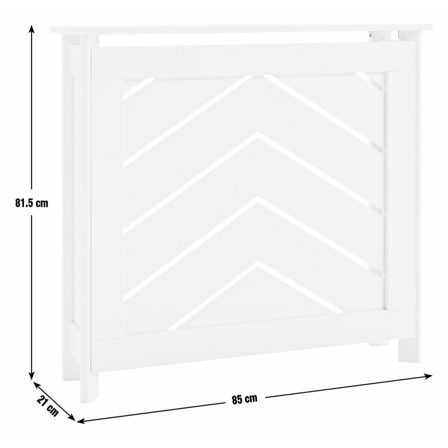 Habitat white radiator cover 81.5cm x 85cm x 21cm, UK version