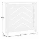 Habitat white radiator cover 81.5cm x 85cm x 21cm, UK version