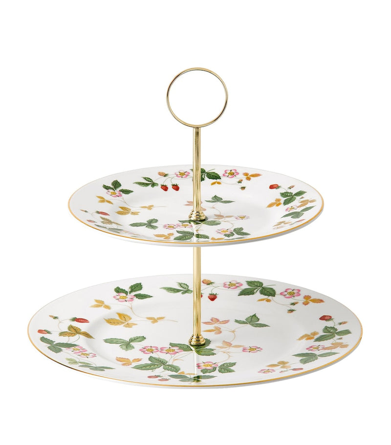 Wedgwood Wild Strawberry cake stand (British brand)