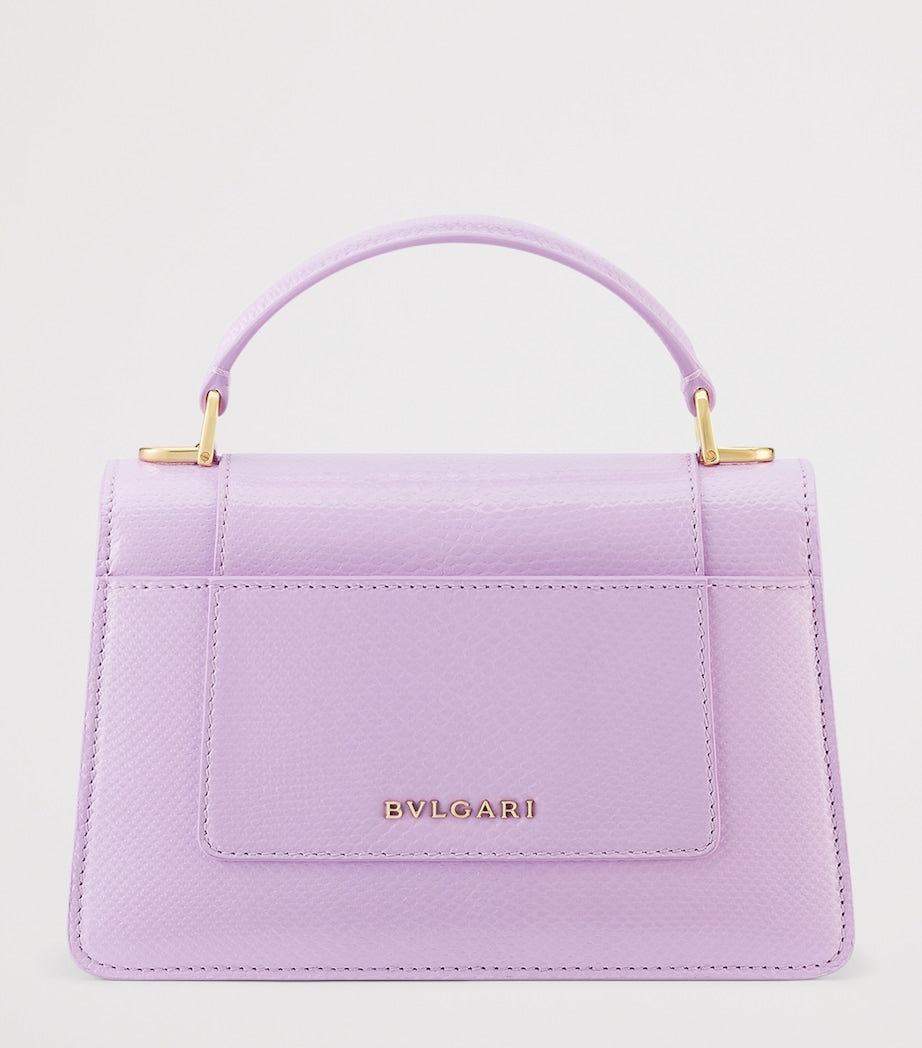 Bvlgari Serpenti Forever mini top-handle bag in karung leather (British brand)