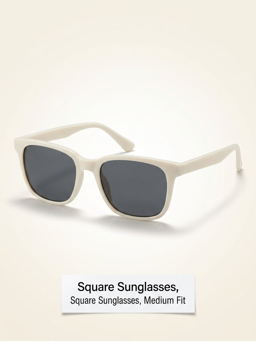 Prada PR 04YS men's polarised pillow sunglasses transparent grey (British brand)
