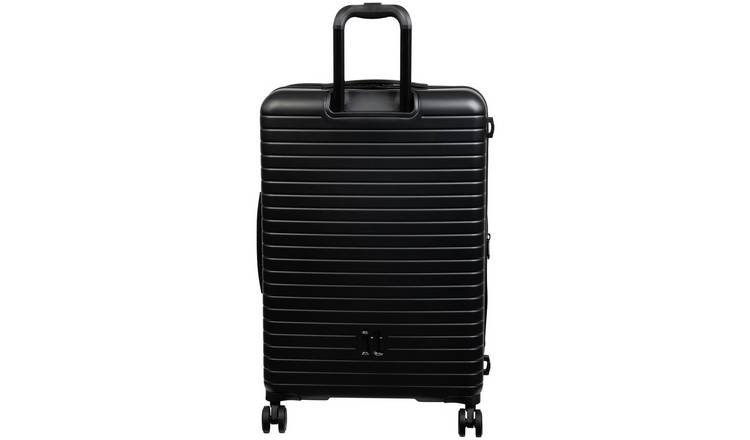 IT Luggage large expandable hard suitcase black (British brand)