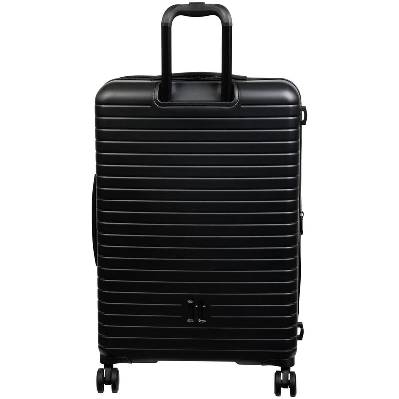 IT Luggage large expandable hard suitcase black (British brand)