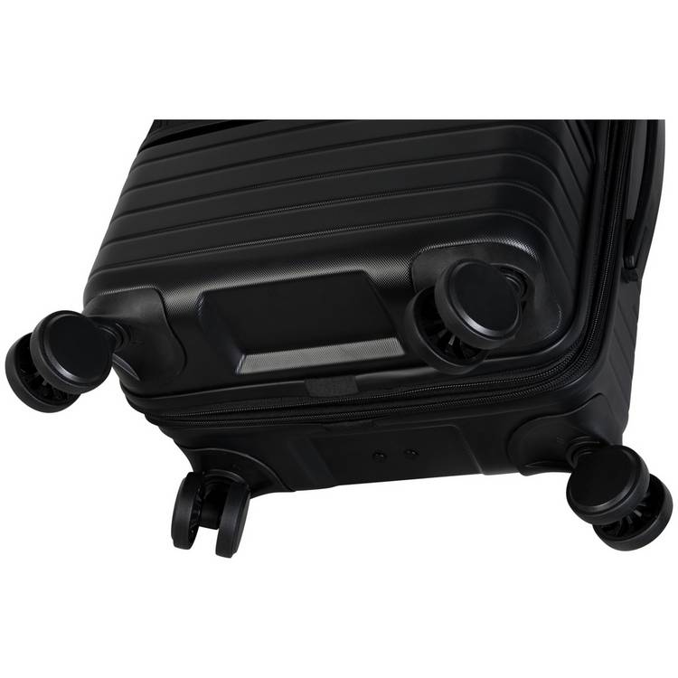 IT Luggage large expandable hard suitcase black (British brand)