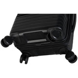 IT Luggage large expandable hard suitcase black (British brand)