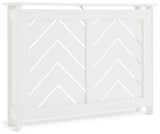 Habitat Chevron small white radiator cover, UK version