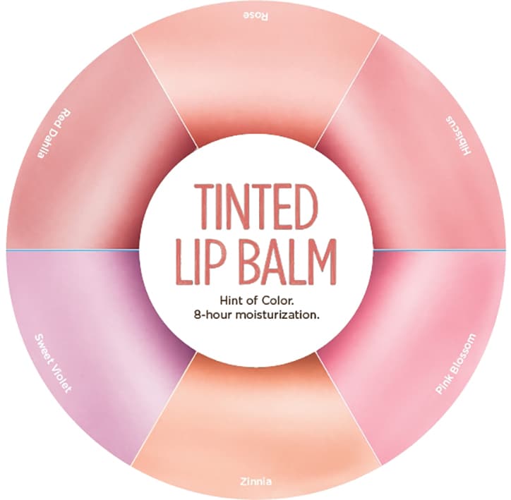 Burt's Bees Rose Tinted Lip Balm 4.25g GOODS Holland&Barrett   