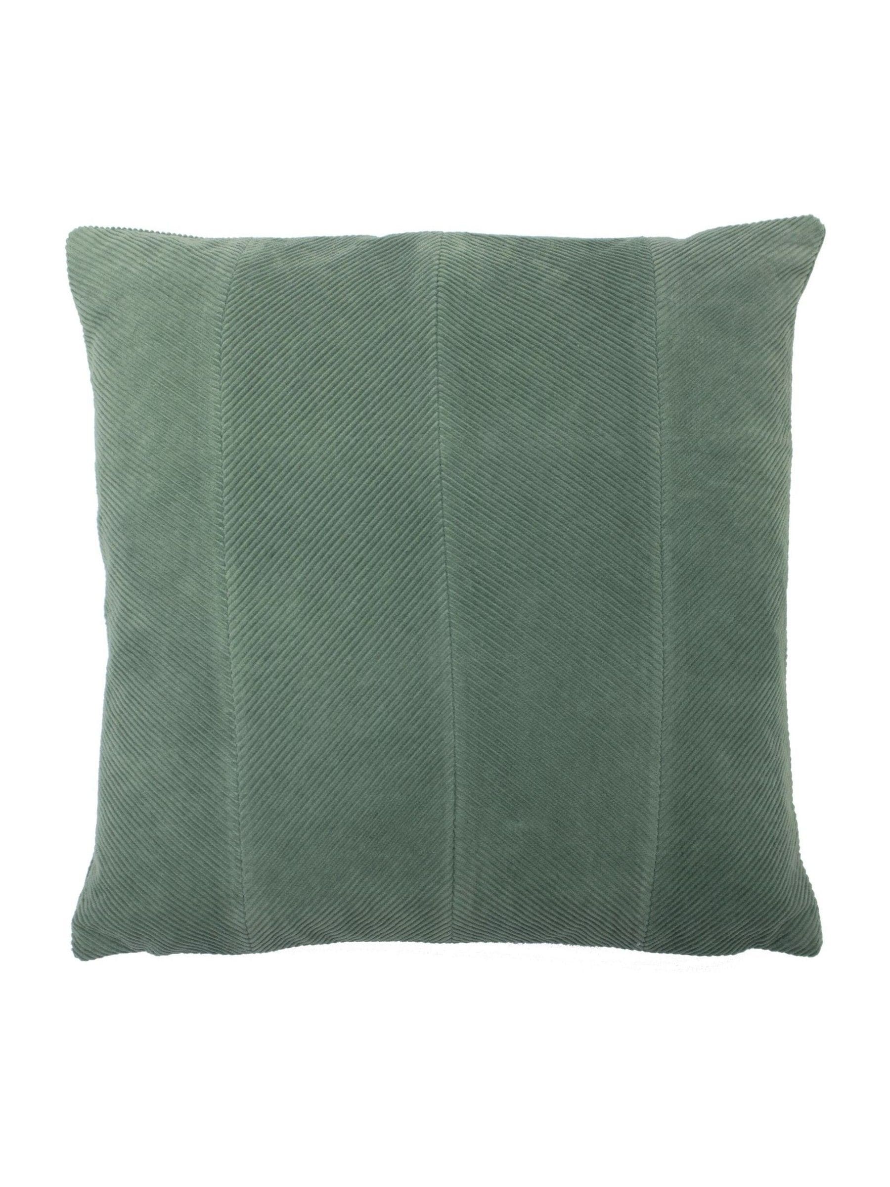 furn. Rust Orange Jagger Ribbed Filled Cushion 45x45cm