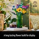 Lego wildflower bouquet building set 939 pieces, UK version