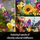 LEGO Icons Wildflower Bouquet Flowers Set for Adults 10313