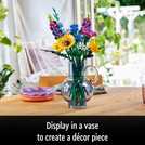 Lego wildflower bouquet building set 939 pieces, UK version